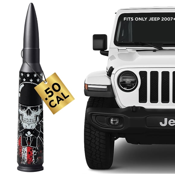 Antena EcoAuto 50 Cal Bullet Jeep Wrangler JK JL 2007+