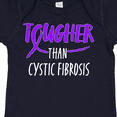 thumbnail image 4 of Inktastic Tougher Than Cystic Fibrosis Boys or Girls Baby Bodysuit, 4 of 5