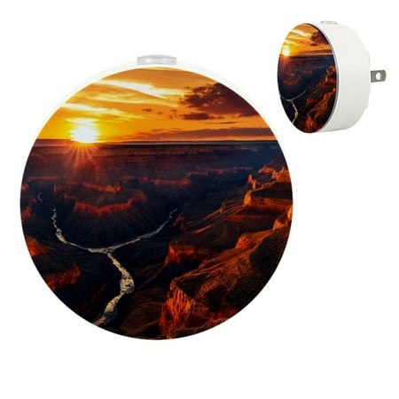 

YZUOUZY Night Light Bedside Lamp Bedside Lamps Set of 2 View Grand Canyon Usa Arizona