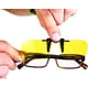thumbnail image 2 of Las gafas de visión nocturna NightView Clip Ons se ven más brillantes y claras para gafas de conducción nocturna seguras contra el deslumbramiento resistentes al impacto Natures Pillow nightviewclipon, 2 of 5