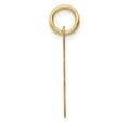 thumbnail image 2 of 14K Yellow Gold Charm Pendant Themed 19 mm 10-13 Medium Script Initial F, 2 of 3