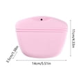 thumbnail image 3 of Dog Treat Pouch, Silicone Training Treat Bag with Magnetic Closure Belt Clip Wide Opening, Portable Reward Bag for Dog Training Walking Hiking Outdoor Activities, 3 of 6