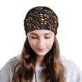 thumbnail image 6 of Rateoe Autumn Floral Cotton Slouchy Beanie Hat for Men/Women,Lightweight Oversize Large Thin Skull Cap Night Sleeping Cap, 6 of 8