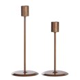 thumbnail image 1 of TheFound 2 Pieces Candle Holder Solid Color Metal Candlestick Desktop Decor, 1 of 7