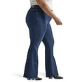 thumbnail image 2 of Lee® Women's Plus Heritage High Rise Flare Jean with Raw Hem, 2 of 5
