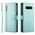 thumbnail image 1 of GANGXUN Étui en Cuir à Rabat pour Samsung Galaxy S10 Plus - Sangles Longues et Courtes, design Portefeuille, 1 of 5