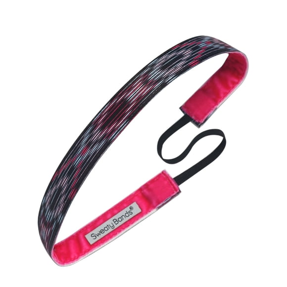 Sweaty Bands Diadema para mujer y niña - Diadema de entrenamiento antideslizante con forro de terciopelo - Dreamweaver Pink