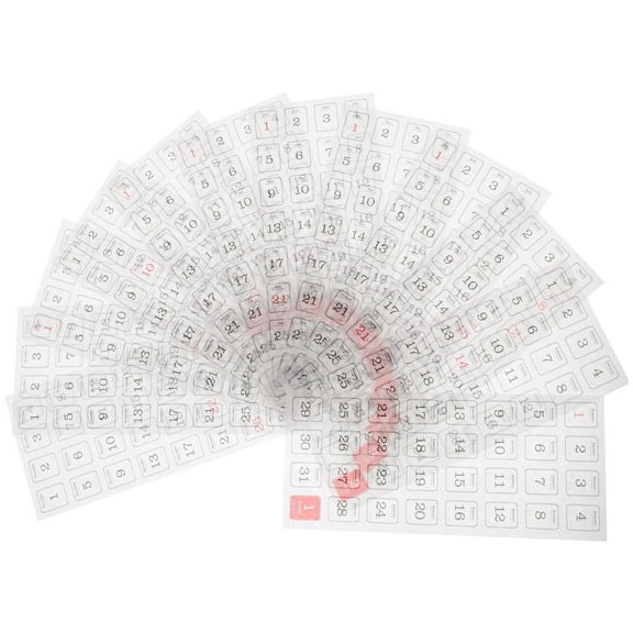 HOMEMAXS Daily Functional Date Label Sticker Planner Stickers Memo