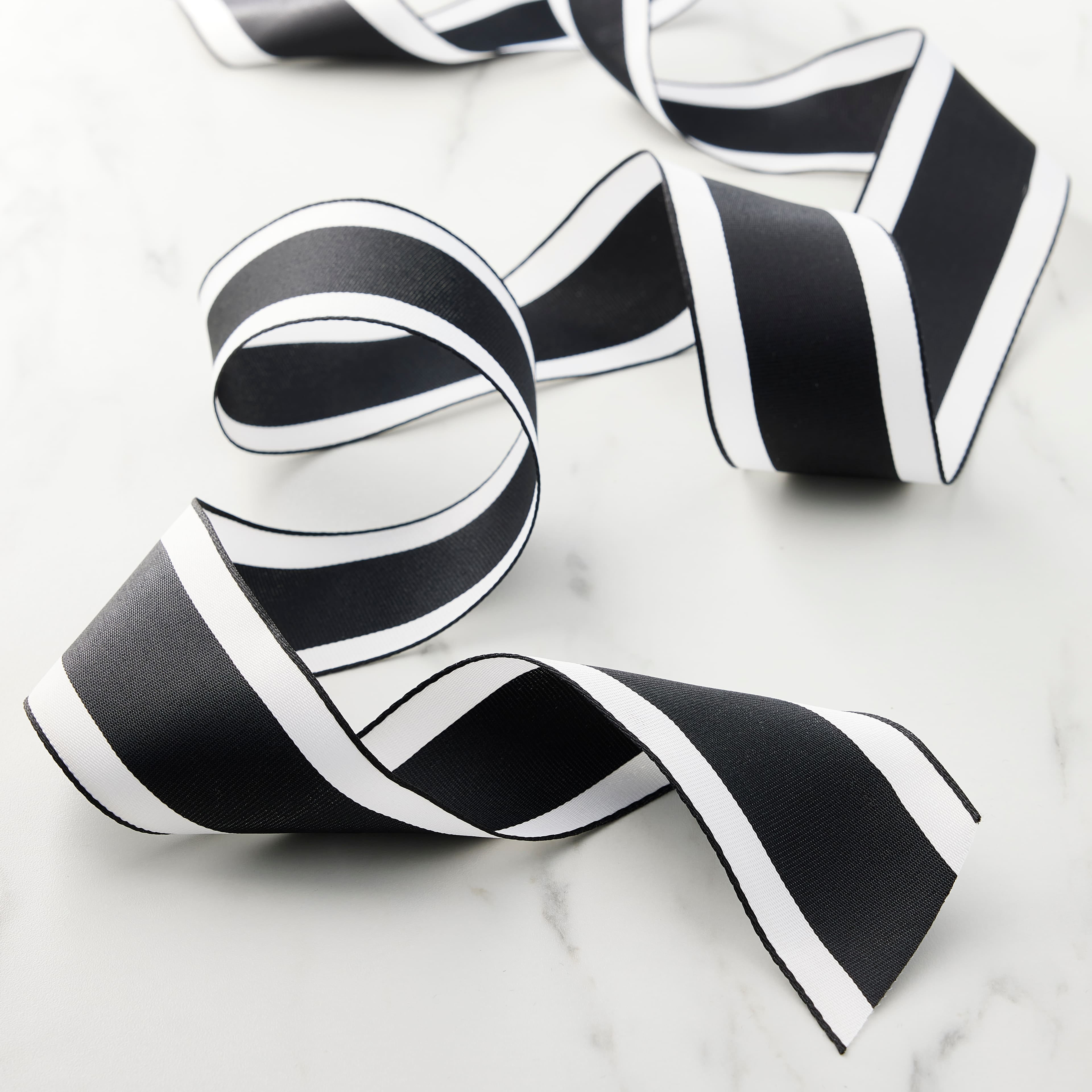 12 Pack: 2.5" x 25ft. Taffeta Wired Center Stripe Ribbon by Celebrate It