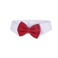thumbnail image 1 of Ropa Para Perro Pequeño Greeniant Corbata Pajarita Color Blanco Rojo Tamaño S 30cm Tamaño M 37cm, 1 of 6