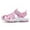 Pink, variant on Cyiecw Girls Sport Sandals Kids Summer Closed-Toe Beach Sandals Outdoor Non-slip Water Sandals