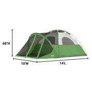 Coleman 6-Person Evanston Dome Camping Tent with Screen Room