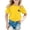 A-Yellow726, variant on Jamsmile Toddlers Girls T-Shirts Summer Graphic Lightweight Casual Short Sleeve Tops Cheerful Cute Child Girls Boho Tee Shirts