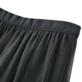 thumbnail image 2 of Lu's Chic Women's Tulle Skirt Midi Tutu High Waisted A-line Elastic Waist Tea-length Mesh Pleated Formal Prom Party Layered Skirts Grey X-Small-Large, 2 of 5