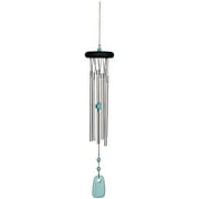 Woodstock Windchimes Woodstock Chakra Chimes Turquoise, Wind Chimes For Outside, Wind Chimes For Garden, Patio, and Outdoor Décor, 17"L