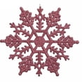 thumbnail image 1 of Bewildely 12 piezas de decoración de copos de nieve de Navidad portátiles para interiores y exteriores, decoración para sala de estar, adorno Kits de decoración para fiestas Rosado, 1 of 6