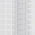 thumbnail image 3 of Collections Etc Montauk Woven Check Sheer Grommet Top Curtain Panel, 3 of 3