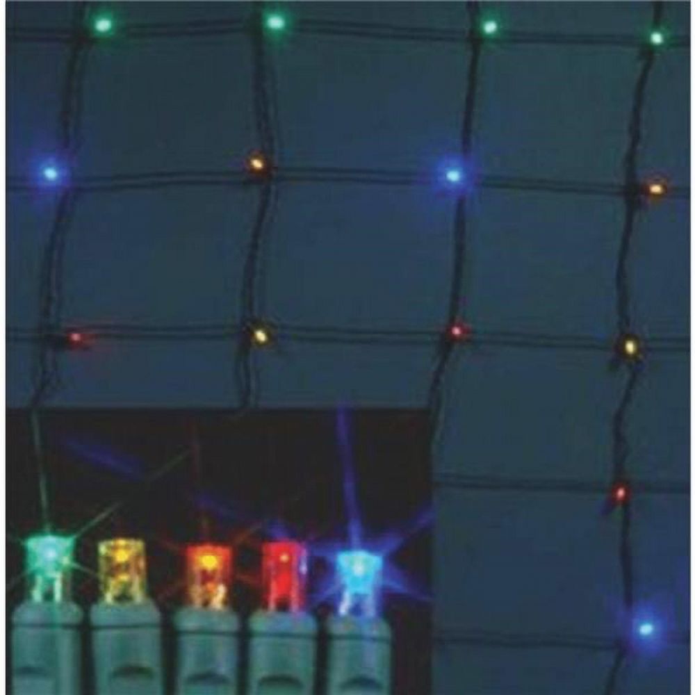 J Hofert LED Net Light Set M5 - 70 Bulbs, 4 Ft x 4 Ft, Green, Energy Efficient — Residential Use, Standard Application