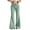 Green, variant on Pants for Women Work High Waist Drawstring Flare Cotton Jogger Sweat Casual Flowy Yoga With Pockets Palazzo Wide Leg Pants