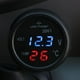 thumbnail image 5 of Voltímetro digital LED para coche 3 en 1 de 12/24 V + termómetro + cargador USB azul Sywqhk Para estrenar, 5 of 6