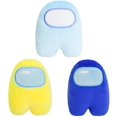 thumbnail image 1 of Among Us Plush Toy Crewmate Plushies Astronaut Plush Figure, Among Us Game Cute Doll, suena cuando se presiona, lo más para los fanáticos del juego 3PCS Adepaton WRMH-389, 1 of 6