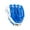 Blue, variant on DPTALR Baseball Gloves PVC Thickened Softball Gloves Children's Juvenile Full Inside And Outside Field Pitcher Catcher Catching Training