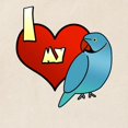 thumbnail image 3 of CafePress - Love Blue Indian Ringneck Tote Bag - Unisex Canvas Tote Bag, Beige, 1-Piece, 3 of 8