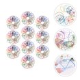 thumbnail image 4 of Shisuyan 10 Sets Math Manipulatives Kindergarten Fraction Circles Plastic Teaching Instruments for Education, 4 of 8