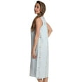 thumbnail image 2 of Dreamcrest Sleeveless Seersucker Gowns 6510-BLU-S, 2 of 3