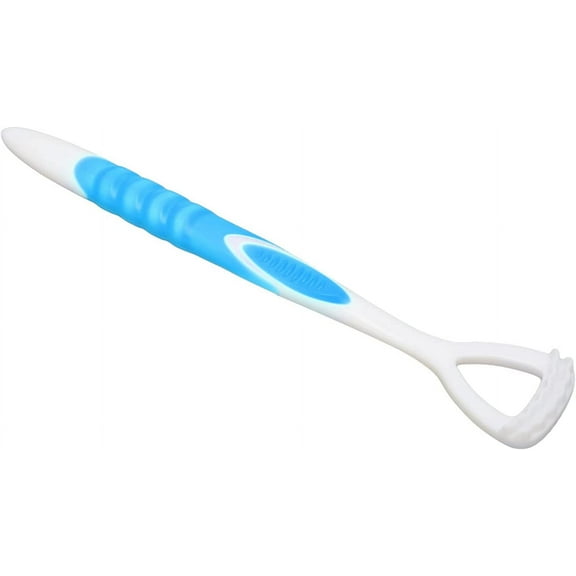 Tongue Scraper, Tongue Cleaner Bad Breath Removal Prevent Vomiting Refreshing Lightweight Ergonomic for Daily Use(blue)