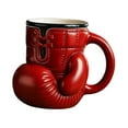 thumbnail image 3 of Taza de guante de boxeo en 3D Copa de agua de agua novedosa decoración de escritorio Taza de cerámica 12 para festivales restaurante cafe hombres, 3 of 8