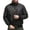 Black, variant on Mens Down Jacket Lightweight Quilted Zip Up Long Sleeve Stand Collar Heavyweight Winter Coat with Insulated Fill and Secure Zip Pockets