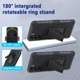 thumbnail image 2 of For Samsung S21 Plus Case with Belt Clip Holster, Heavy Duty Military Grade Drop Protective, with Rotating Kickstand Shockproof TPU Shell Durable Rugged Cover For Samsung Galaxy S21 Plus,Black, 2 of 5