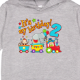 thumbnail image 3 of Inktastic It's My Birthday Circus Train 2nd Birthday Toddler Hoodie, 3 of 4