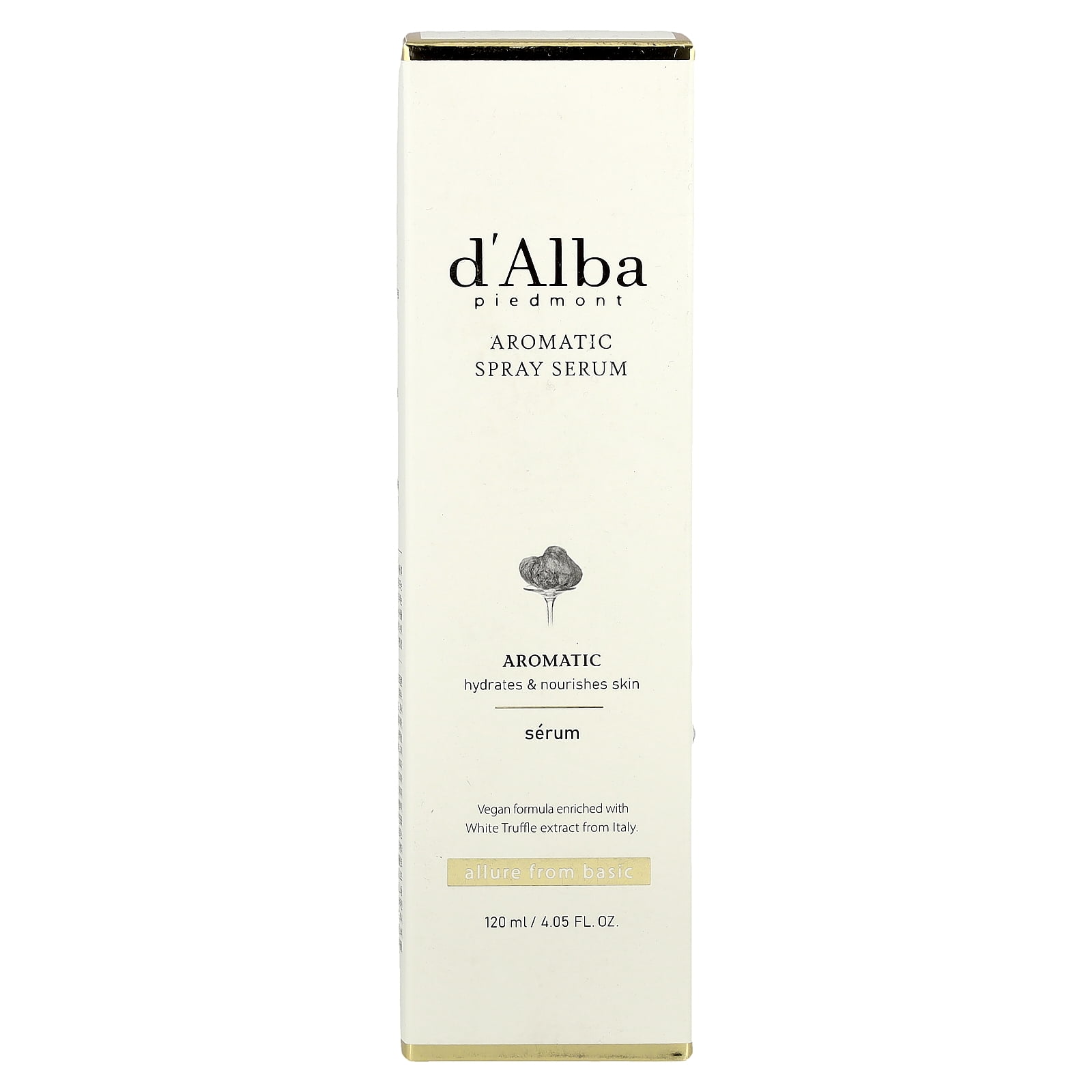 d'Alba Aromatic Spray Serum, 4.05 fl oz (120 ml)