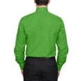 thumbnail image 3 of Men's Berlioni Long Sleeve Regular Fit Button Up Solid Dress Shirt, 3 of 5