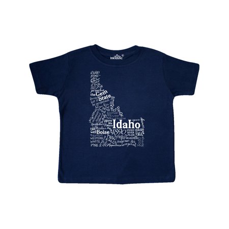 

Inktastic Idaho State word salad Gift Toddler Boy or Toddler Girl T-Shirt