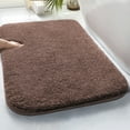thumbnail image 5 of Cinvoph Bathroom Rugs Mat 16"x24", Soft Absorbent Microfiber Bath Rugs, Quick Dry, Machine Washable Bath Mats for Bathroom Floor, Tub and Shower, Home Decor, Brown, 5 of 6