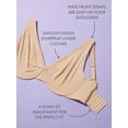 thumbnail image 6 of Joyspun Women's & Women's Plus Smooth Micro Unlined Underwire Bra, Sizes 38DD-46DDD, 6 of 6