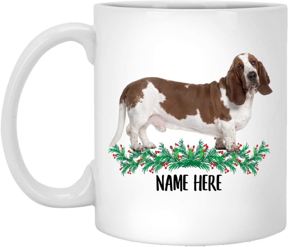 Funny Gift Coffee Tea Cup White 11 Oz The Best Gift For Holidays Basset Hound Lovers Classic Mug 