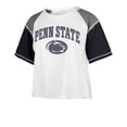thumbnail image 2 of Women's '47 White Penn State Nittany Lions Serenity Gia Cropped T-Shirt, 2 of 3
