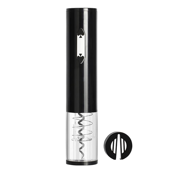 Sacacorchos De Botella De Vino Abridor De Vino Tinto Eléctrico Abridor De Latas De Inicio Automático Con Forma De Póquer Cubierta Visible Luz Led Para Utensilios De Cocina Accesorios Para Abridor sonducket HA027816-01