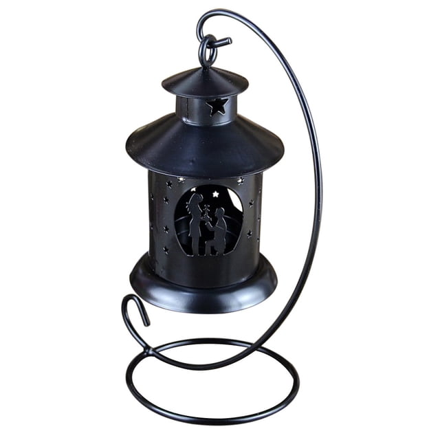 Clearance! Hanging Candles Holder Retro Iron Candlestick Lantern Home Party Decor