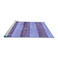 thumbnail image 2 of Ahgly Company Machine Washable Indoor Rectangle Abstract Blue Modern Area Rugs, 8' x 10', 2 of 4