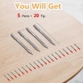 thumbnail image 4 of 5+20PCS Tungsten Carbide Metal Scribe Scriber Tool & Engraving Pen Set, No Need Sharpening, 4 of 5