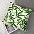 thumbnail image 7 of Acheng Palm Leaves with Lush Branches and Leaves Tropical Jungle Palm Leaves Short Plush Pillowcase Set of 2 White, 7 of 7