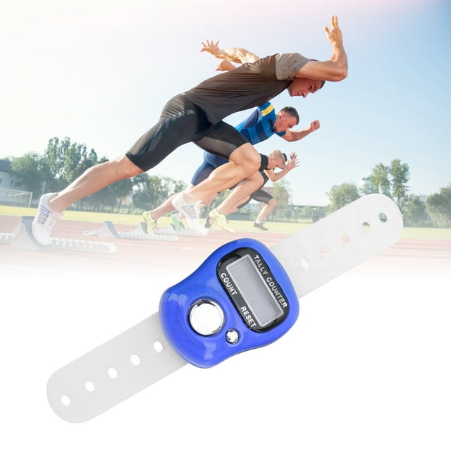Finger Counter, 5 Digit LCD Hand Tally Counter with Resettable Button and Adjustable Silicone Belt, for Praying Walking Golf Counting Sports Tally
