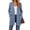 Blue, variant on Cardigan Sweaters for Women Lightweight Long Sleeve Open Front Ribbed Knit Cardigans with Pockets Fall Winter Casual Outerwear