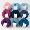 thumbnail image 4 of Crochet Yarn for Beginner Hand Knitting and Crochet Crafts, 9 Colors x 40g, 4 of 13
