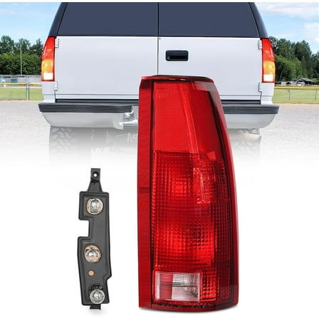 Nilight Taillight Assembly Passenger Side Compatible with 1988 1989 1990 1991 1992 1993 1994 1995 1996 1997 1998 1999 Chevy GMC C/K Suburban Blazer Tahoe Yukon 1999 2000 Cadillac Escalade